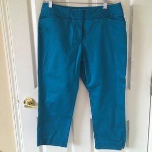 Modern Fit Crop Pants Blue/Teal